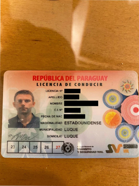 Paraguay Driver's License